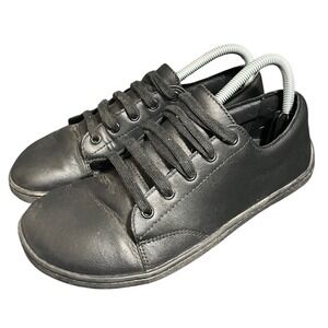Be Lenka Prime Black Leather Minimalist Sneakers Shoes Casual Lace Size 39